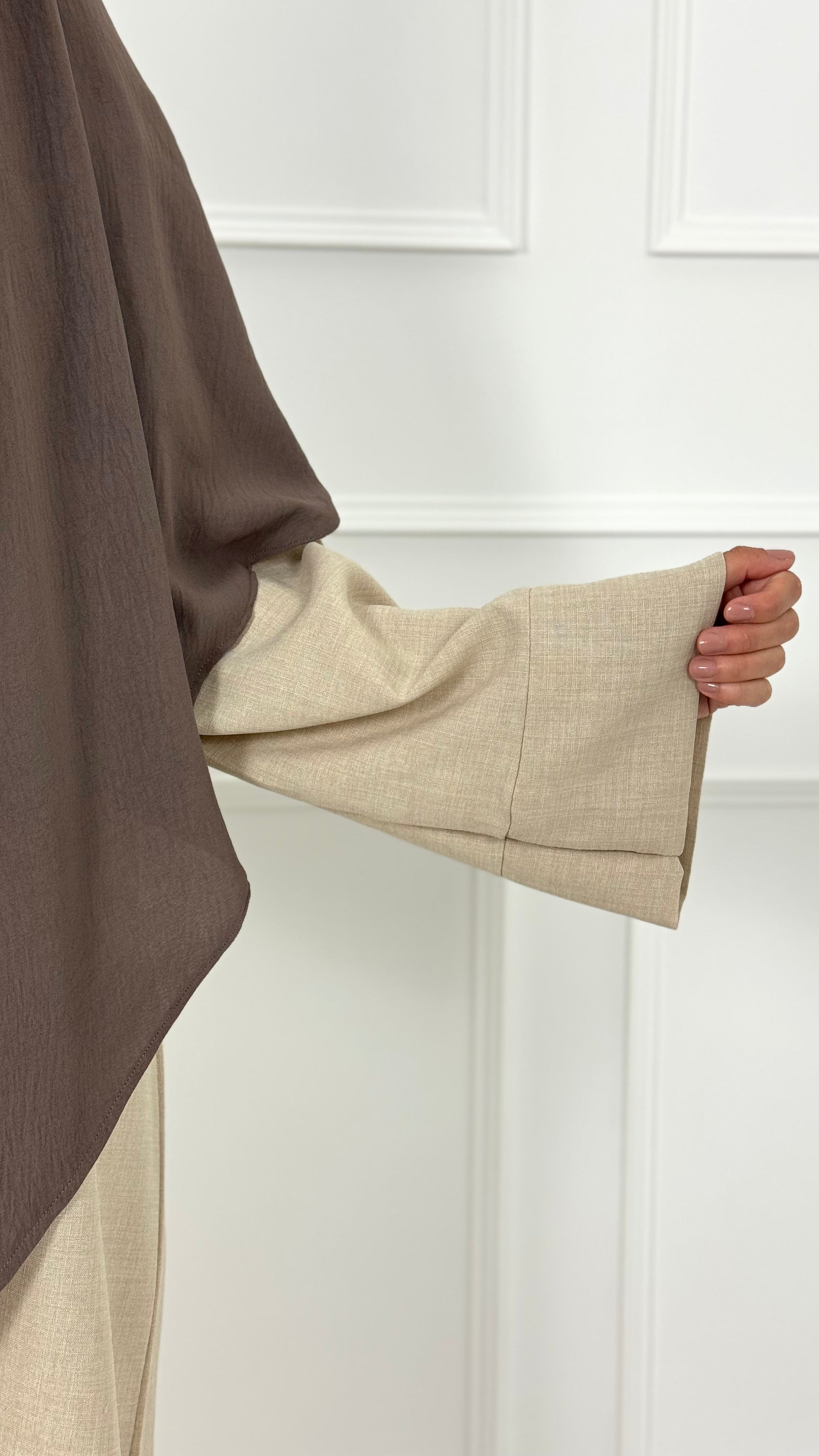 Abaya ADEN Leinenoptik